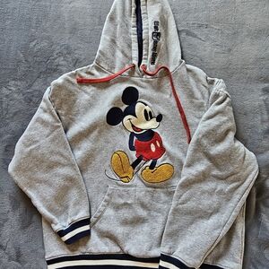Gray Disney Mickey Mouse Hoodie